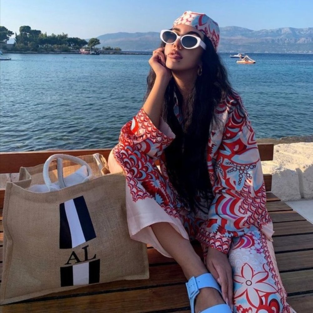 LAST ONE NWT Zara Flowy Patchwork Pants - Picture 15 of 17